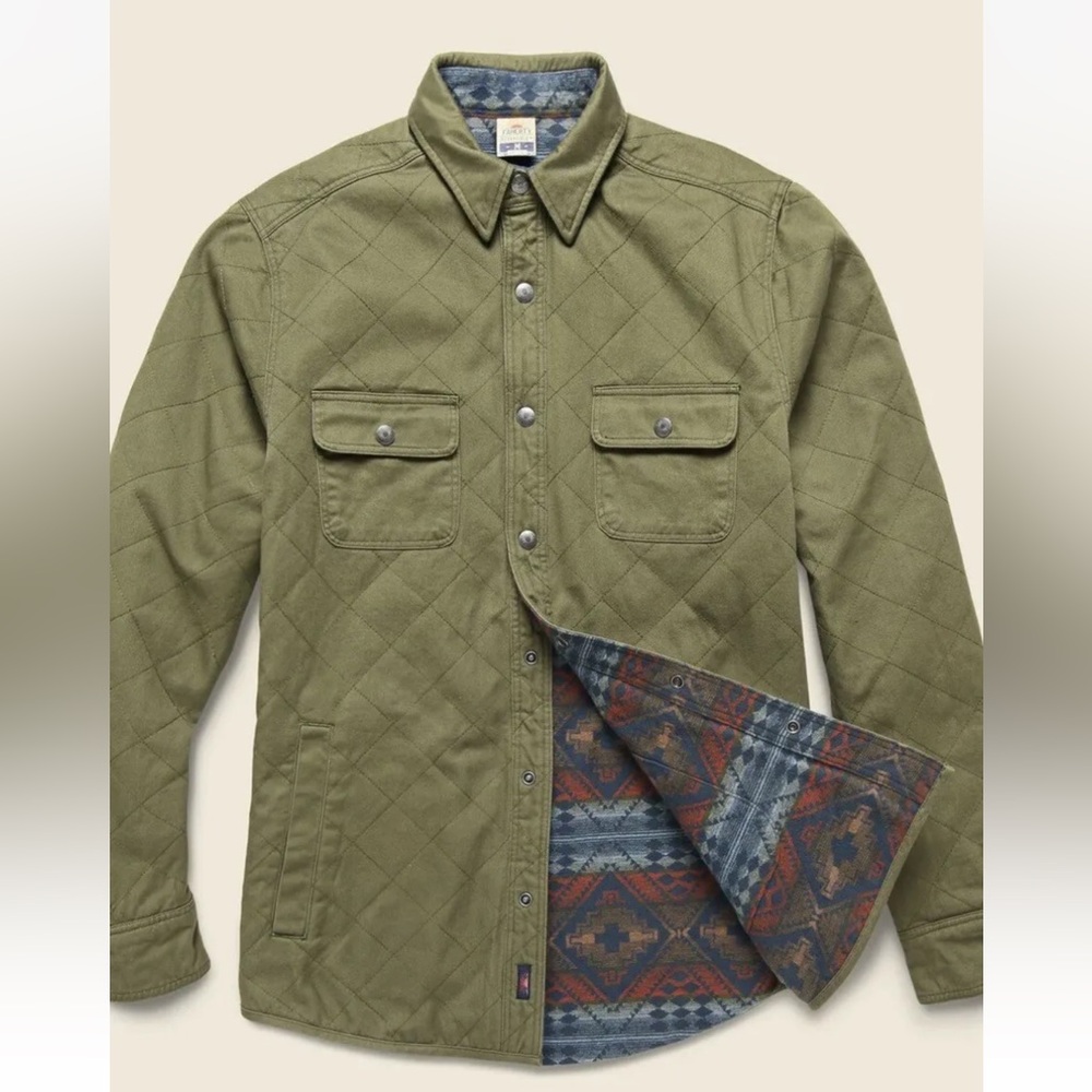 Faherty Reversible Bondi Jacket Aztec Southwestern Men’s Large